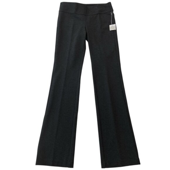 Ecru stylish pull on flattering trouser pants quality jersey fake pockets small - Picture 1 of 13